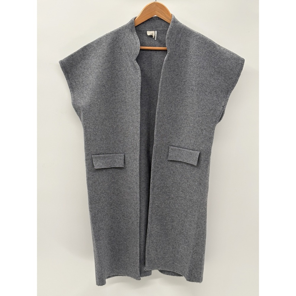 Akemi+ Kin Sweater Jacket Vest Cardigan Minimalist Luxury Lagenlook One Size